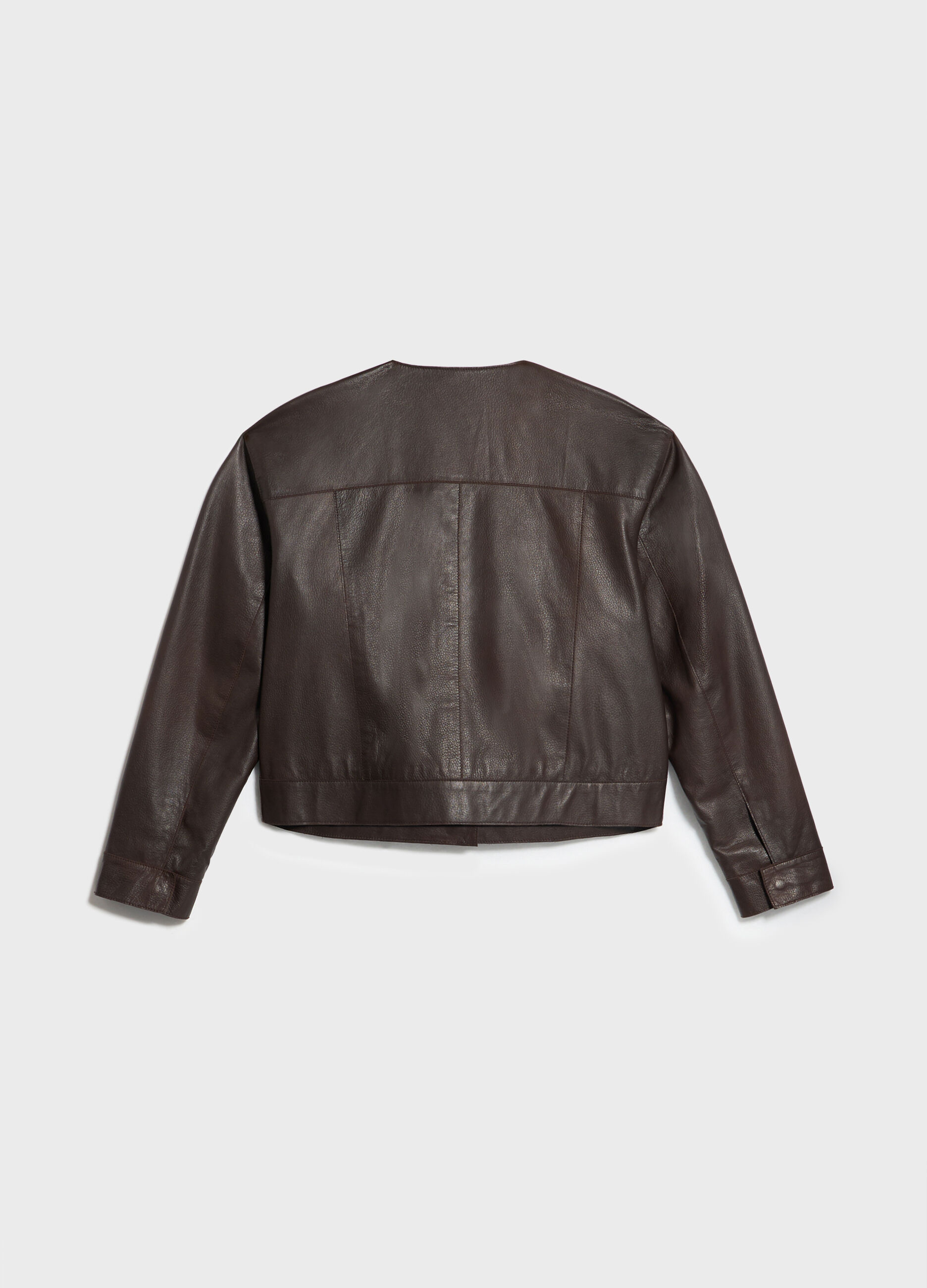 Veste bomber en cuir