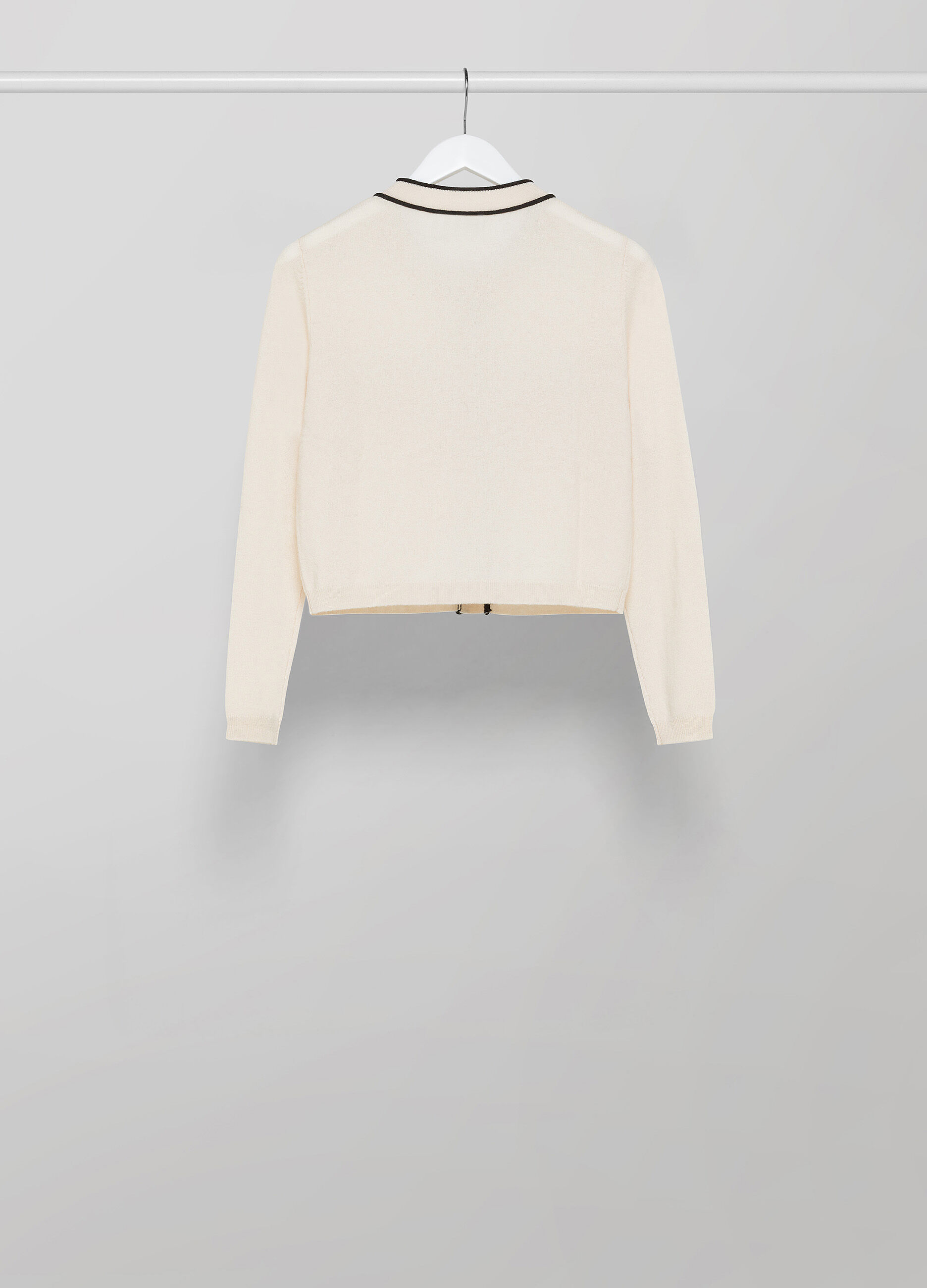 Wool-blend cardigan with contrasting details_5