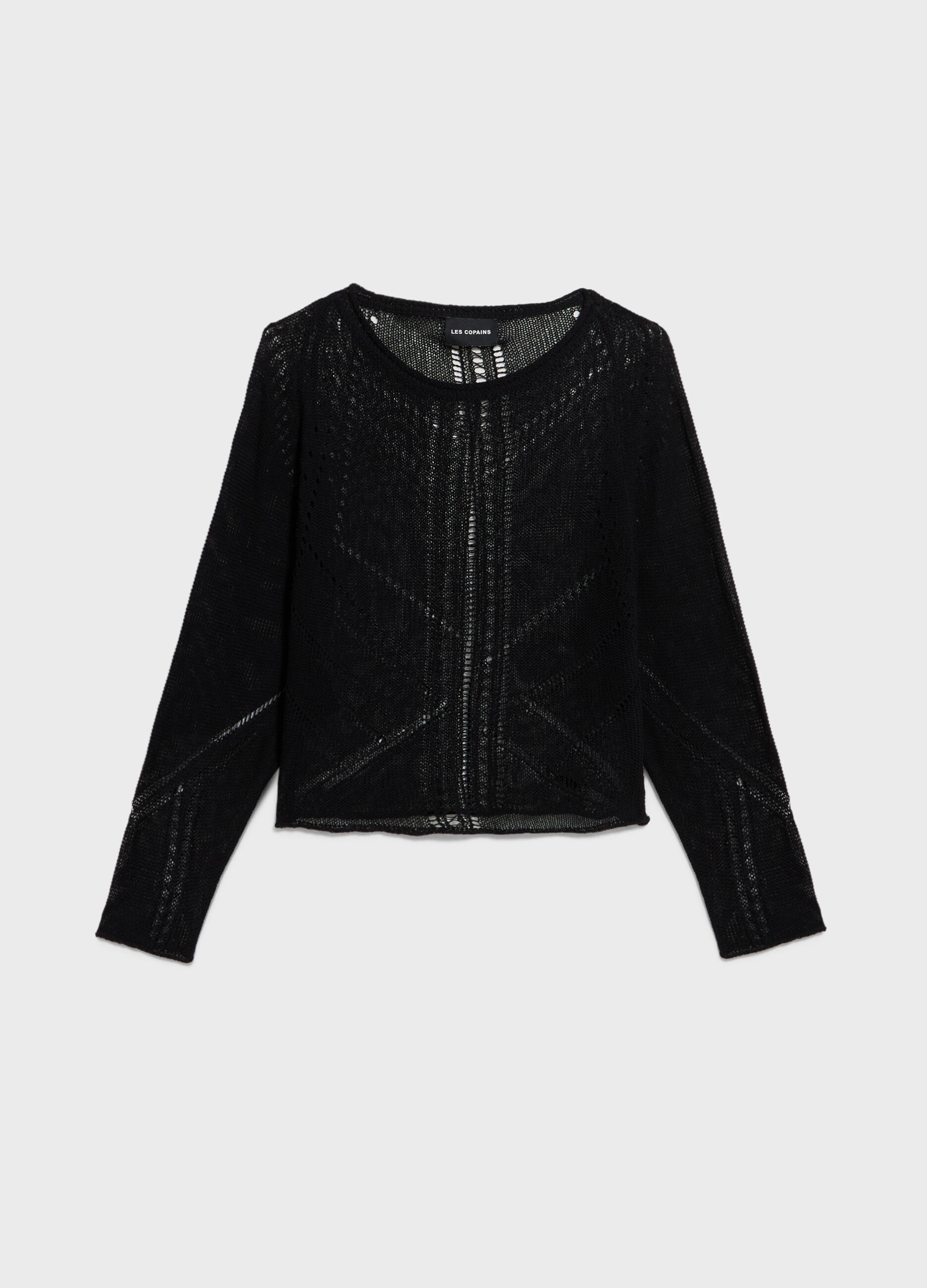 Openwork knitted top
