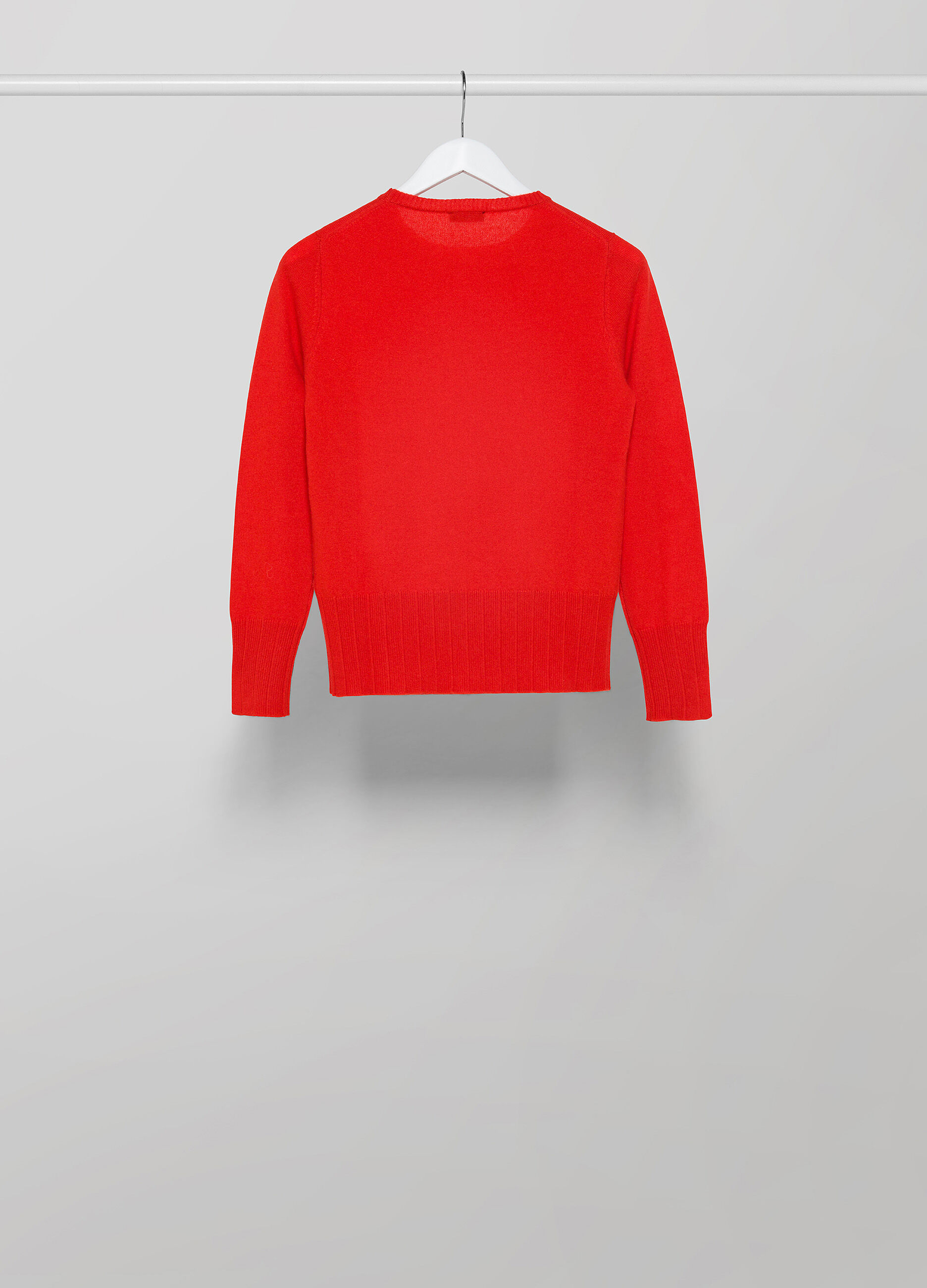 Pure cashmere tricot pullover 